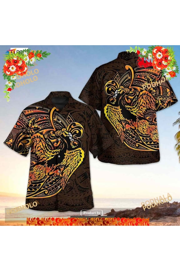 Moltres Polynesian Premium For Enjoy Summer Funny Hawaiian Shirt