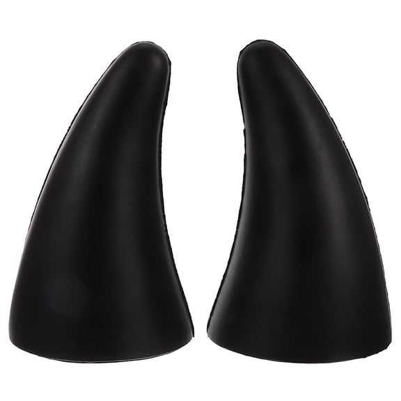 Moluckfu 1 Pair 3D Devil Horns Sticker Black Car Accessories Exterior Horror Car Decal