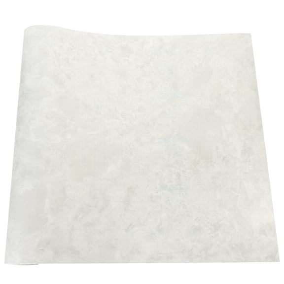 Moluckfu Kitchen Sticker Peel And Stick Wallpaper Light Grey Marbling 1 Roll 39.37X17.7In