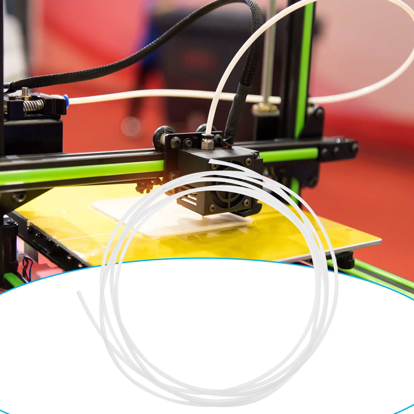 Moluckfu 1 Set PTFE Tube Kit for 3D Printer Parts Connector - Walmart.com