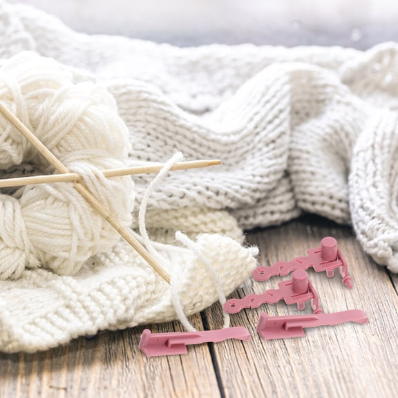 Moluckfu 1 Set Plastic Knitting Needles for DIY Projects Craft Enthusiasts