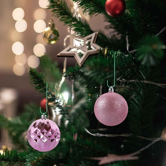 Moluckfu 100Pcs Mini Hooks For Hanging CShape Iron For Christmas Tree Decorations