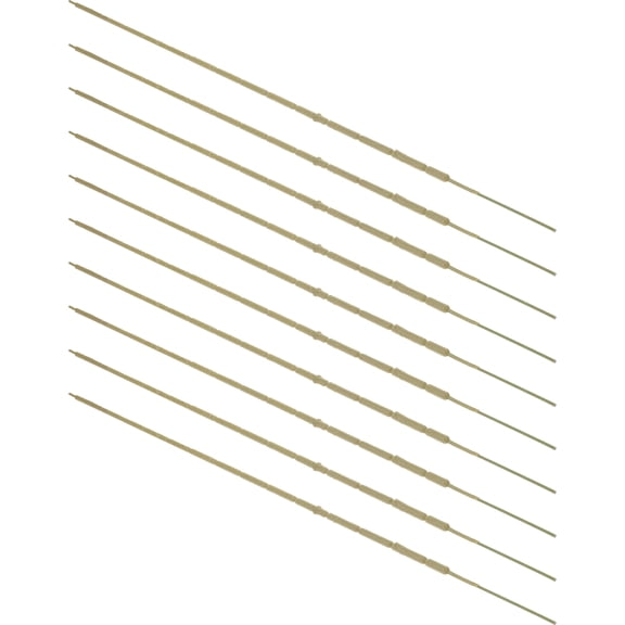 Moluckfu 10Pcs Flower Wire Artificial Flower Stems Green Plastic Flower Arrangement Home Decoration