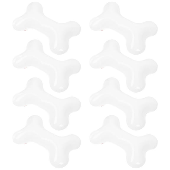 Moluckfu 10Pcs Inflatable Bone Shaped Balloons for Indoor and Outdoor Activities