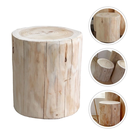 Moluckfu shoe fitting stool Wood Beige Decoration Bedroom 1Pcs