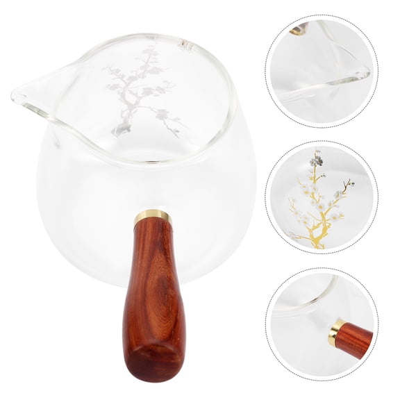 Moluckfu Milk Cup Transparent 1Pcs 6.7x4.5in