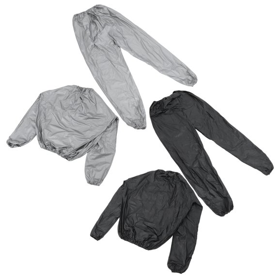 Moluckfu 2 Piece Sauna Sweat Suit Set, Flexible Fitness Training Wear for Active Workouts