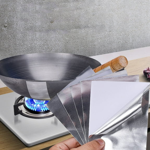 Moluckfu 20 Sheets of Foil Sheets for Food Preparation and Repair Pots Aluminum