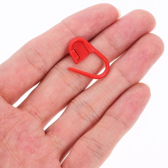 Moluckfu 200pcs Stitch Makers Plastic for Knitting Counting Stitches with Small Clip Shape DIY Projects Women Men