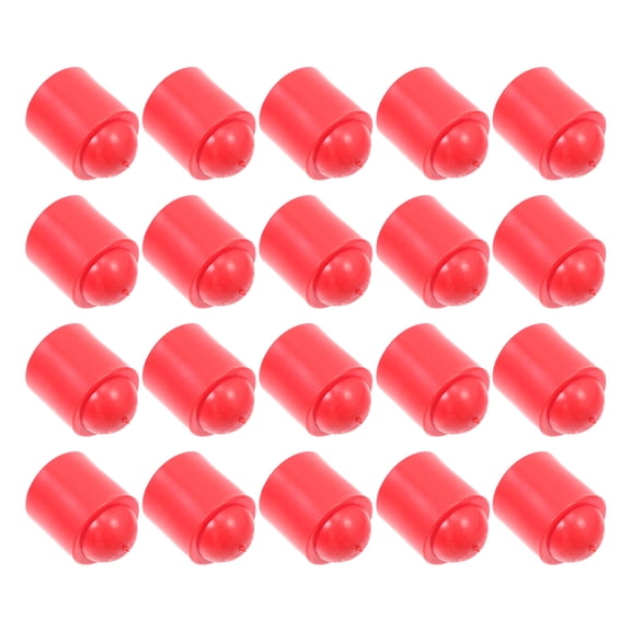 Moluckfu 20Pcs Billiard Cues End Protectors for Frequent Players Cylindrical