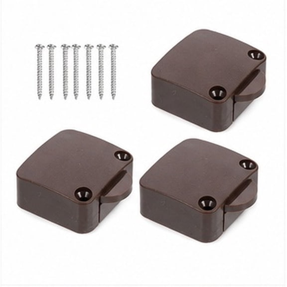 Moluckfu 3 Pcs Self Reset Door Activated Switch for Cabinet and Closet Lights