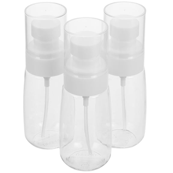 Moluckfu 3pcs Refillable Spray Bottle 60ml Fine Mist Atomizer Hdpe for Travel