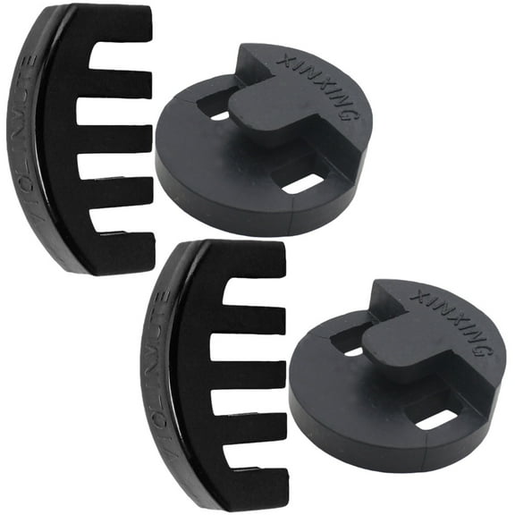 Moluckfu 4Pcs Claw Style Violin Mute for Sound Reduction and Volume Control