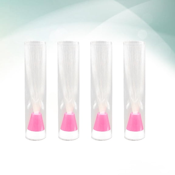 Moluckfu 4Pcs Fashion Gypsophila Fiber Optic Light Transparent Decorative Lamp for Party and Holiday Events