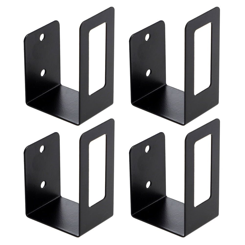 Moluckfu 4Pcs Kitchen Pot Lid Drying Rack Black Stainless Steel ...