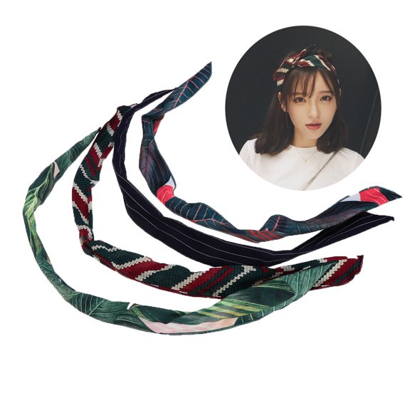 Moluckfu 4Pcs Wire Headwraps in Assorted Colors Rust Resistant Flexible Wire Hair Accessory