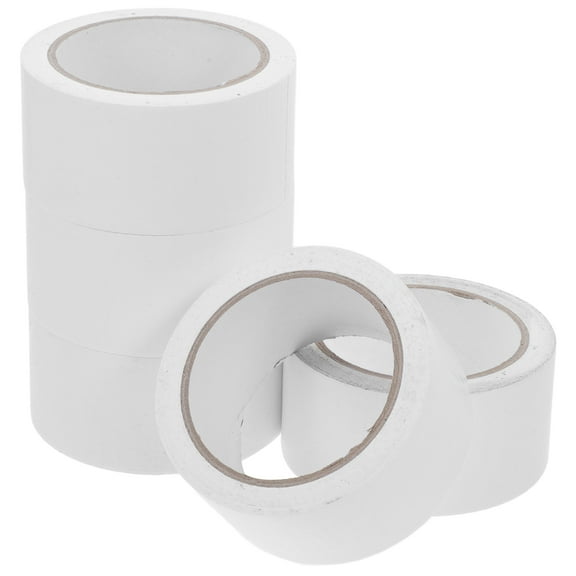 Moluckfu 5 Rolls Premium Window Weather Stripping White Cloth for Air Conditioners