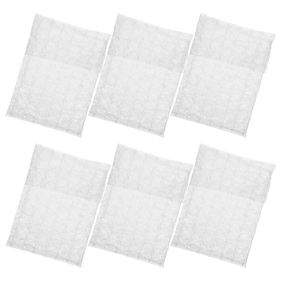 Moluckfu 50Pcs Transparent Bubble Mailers Small for Shipping Non-fragile Items 6.3x4.0x0.2in