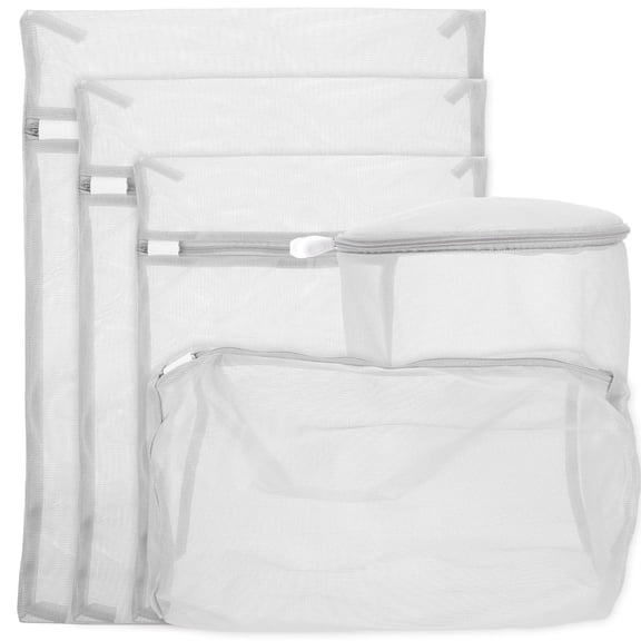 Moluckfu Washing Machine Laundry Bag Polyester 5-Pcs Men