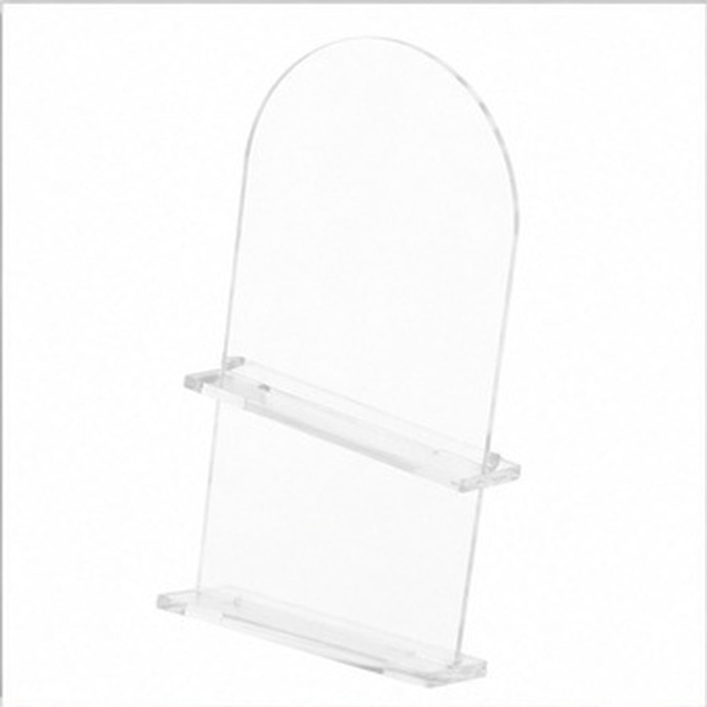 Table Signag Moluckfu 6Pcs Acrylic Blank Table Signs with Stand Reusable for Event ...