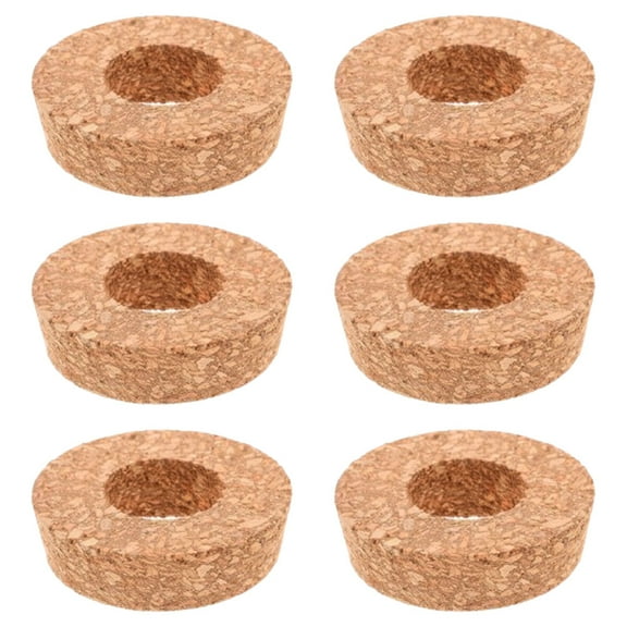 Moluckfu 6Pcs Hydroponic Vase Cork Lids Tapered Plug for Indoor Gardening Glass Planters