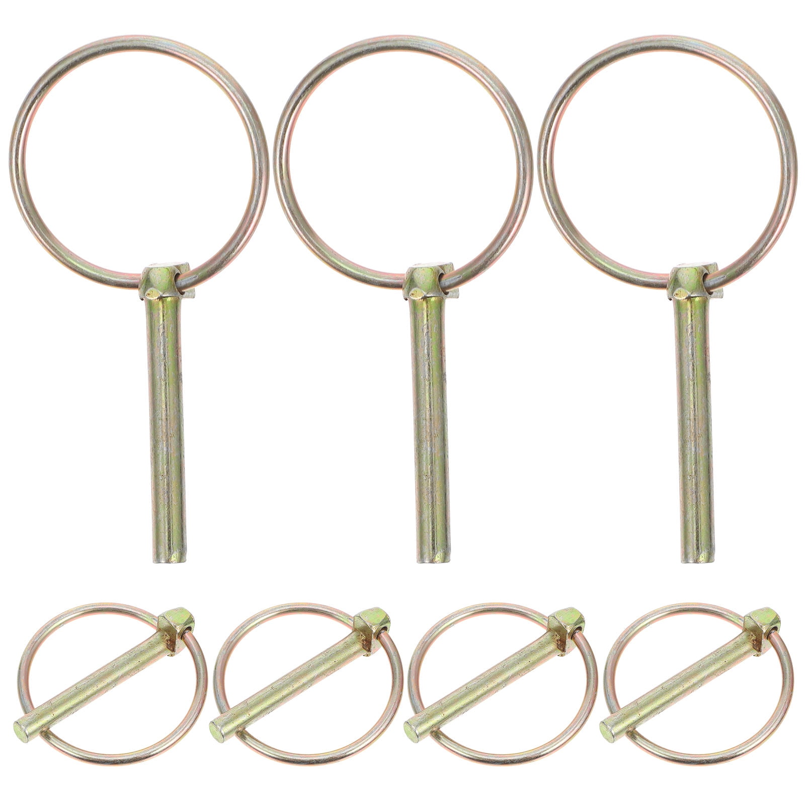 Moluckfu 8pcs Heavy Duty Locking Pin For Trailer Hitch Round Design ...