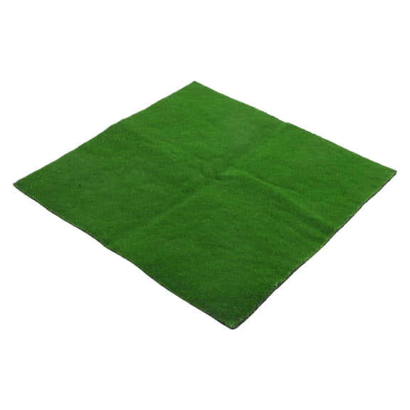 Moluckfu Realistic Moss Green Turf Carpet Mat 0.5 Meter Indoor Outdoor 1 Piece