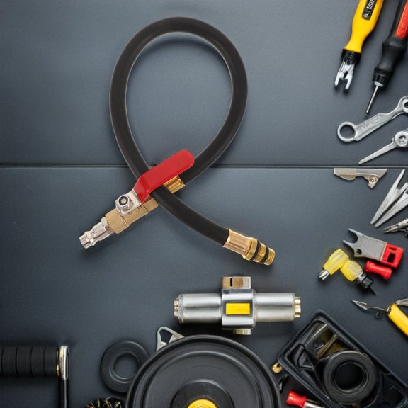 Moluckfu Cylinder Pressure Pipe European Style Rubber Alloy Diagnostic Hose