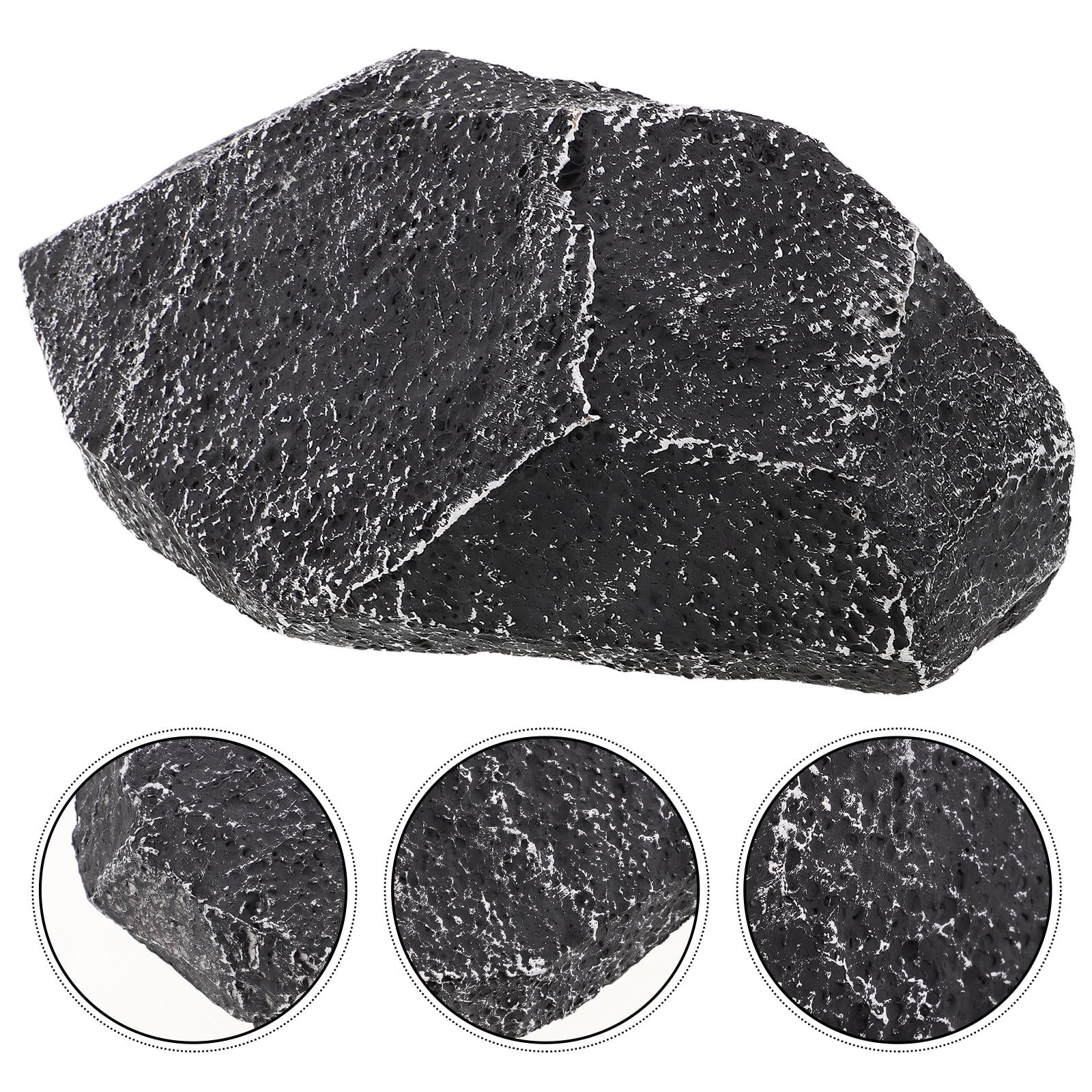 Foam Landscape Rocks Moluckfu Gray Fake Stone Foam Rock with Natural Texture for Decorative ...
