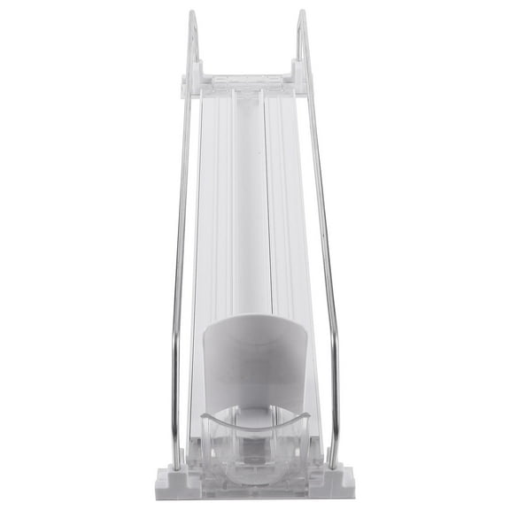 Moluckfu Home Refrigerator 1Pack of Drinks Pusher in White with Simple Design and Abs Material for Smooth Movement