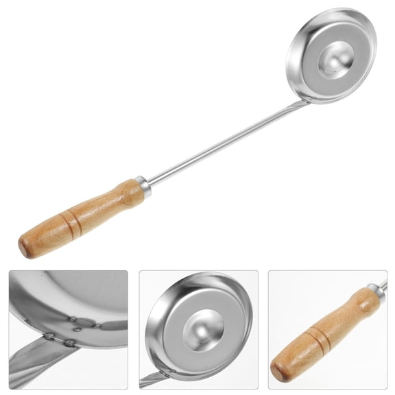 Moluckfu Home Use Bunuelos Mold with Stainless Steel Body and Comfortable Long Handle
