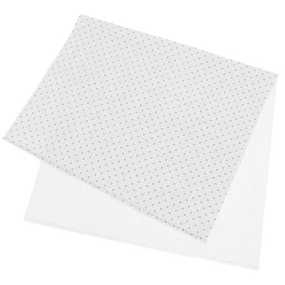 Moluckfu Non-Slip Floor Mat Cloth White Nonslip Particle Fabric for Home