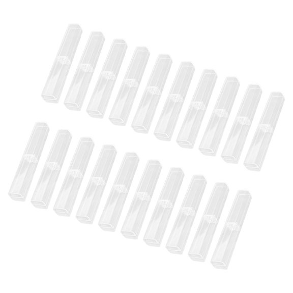 Moluckfu PVC Pen Box Rectangular 20pcs for Professionals and Students