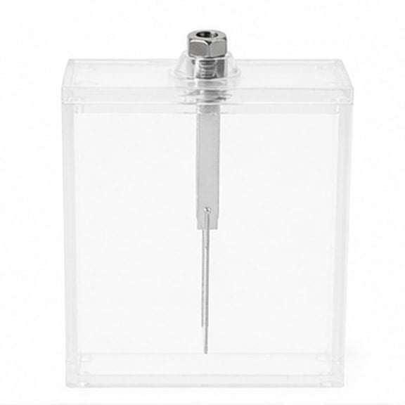 Moluckfu Teaching Science Equipment Transparent Plastic Triboelectric Effect Observation 1Pack
