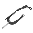 Moluckfu Versatile Arborist Rope Passing Hook Tool in Black with Easy ...