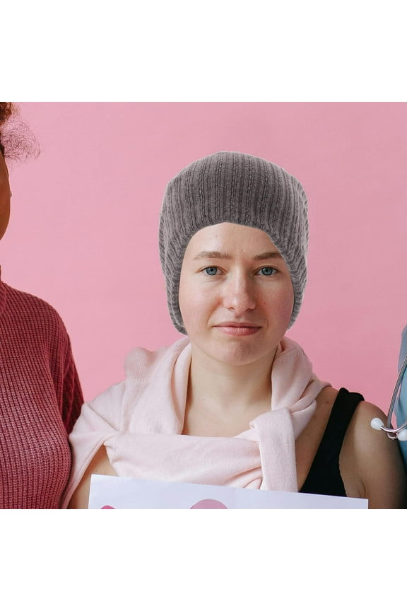 mens sleep cap Cotton Light Grey 1Pack Hair Protection for Women