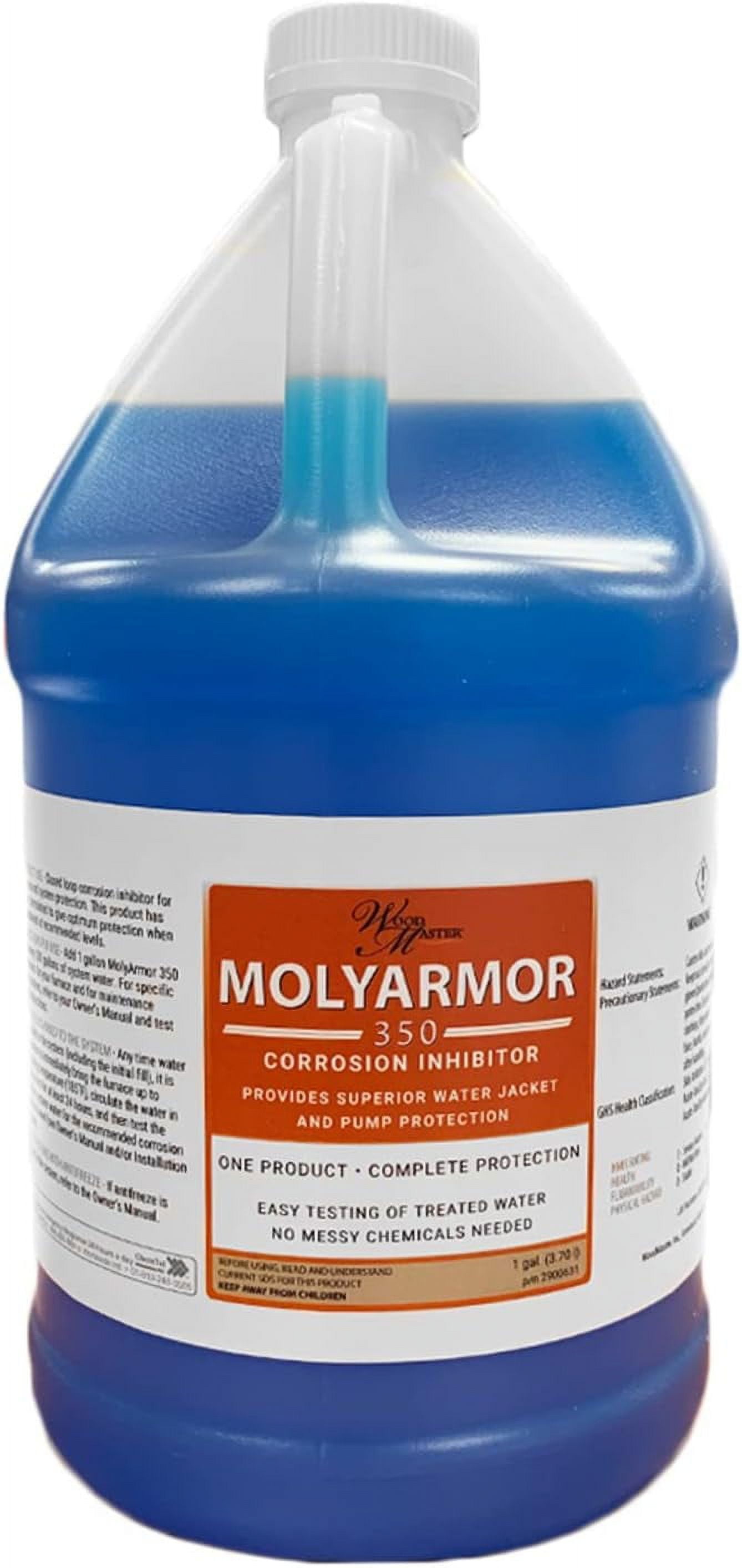 MolyArmor 350 Corrosion Inhibitor for Wood Boiler, Replaces WoodMaster