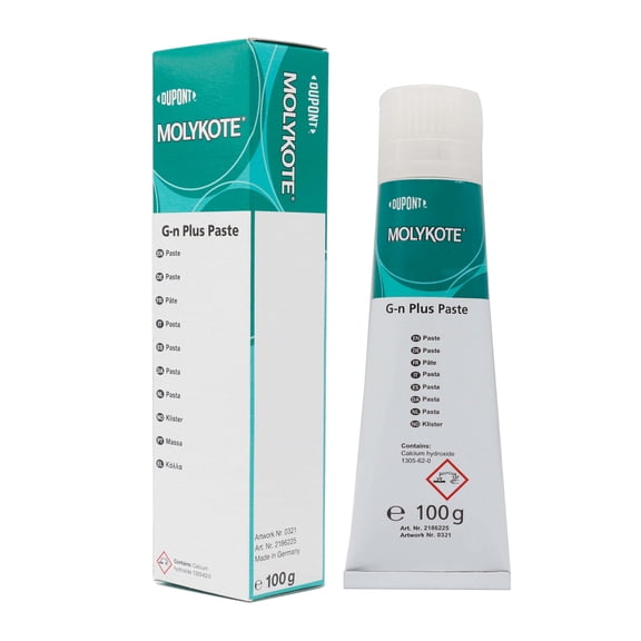 Molykote DX Paste 50g 1.75oz Lubricant White High Temperature Anti-Seize Grease Lubrication Paste for Plastic Gear Watch Applications Industrial Automotive
