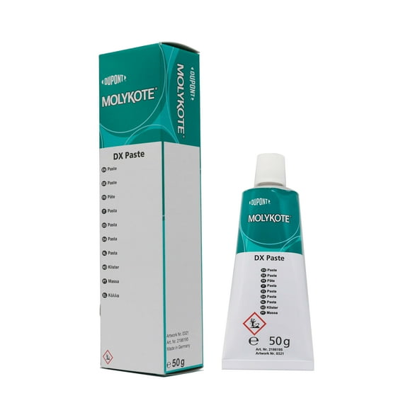Molykote DX Paste 50g 1.75oz Lubricant White High Temperature Anti-Seize Grease Lubrication Paste for Plastic Gear Watch Applications Industrial Automotive