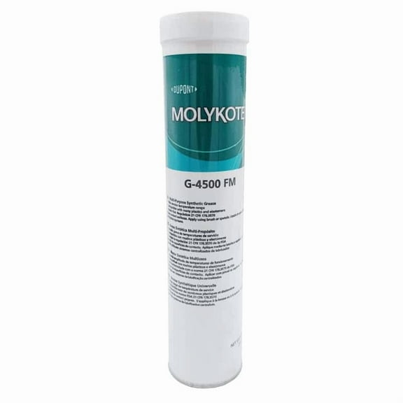 Molykote G-4500 FM 400g Multi Purpose Synthetic Grease Lubricant Food Grade White for Bearing Gear Guide Food Machinery Incidental Food Contact Light Consistency Aluminum Complex Thickened PTFE