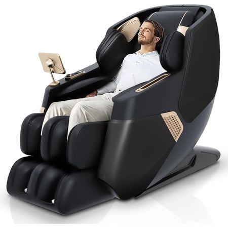 Molylex SL-Track Massage Chair Recliner, Full Body Zero Gravity Massage Chair with AI Voice Control Black
