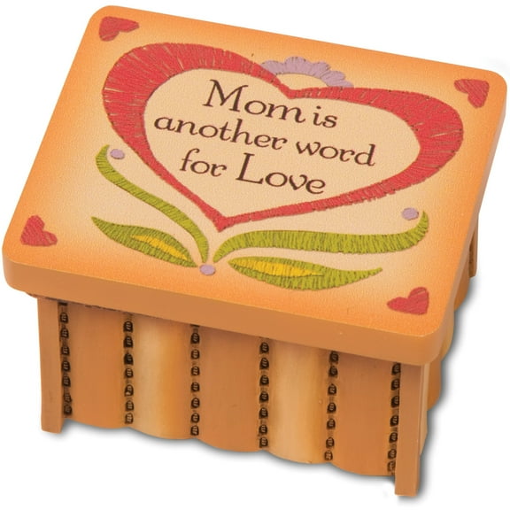 Mom - 2.5" x 2" x 1.5" Keepsake Box