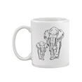thumbnail image 1 of Mom And Baby Elephant Mug - SPIdeals Designs,, 1 of 4