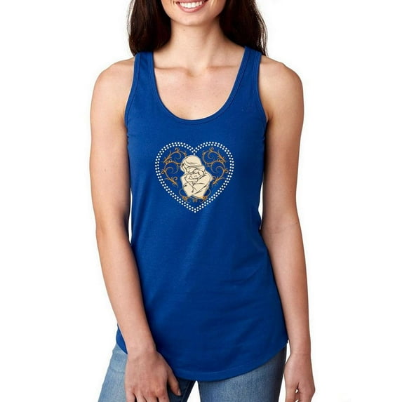 Mom And Baby Heart Wreath Racerback Tank Women -Image by Shutterstock, Female x-Small