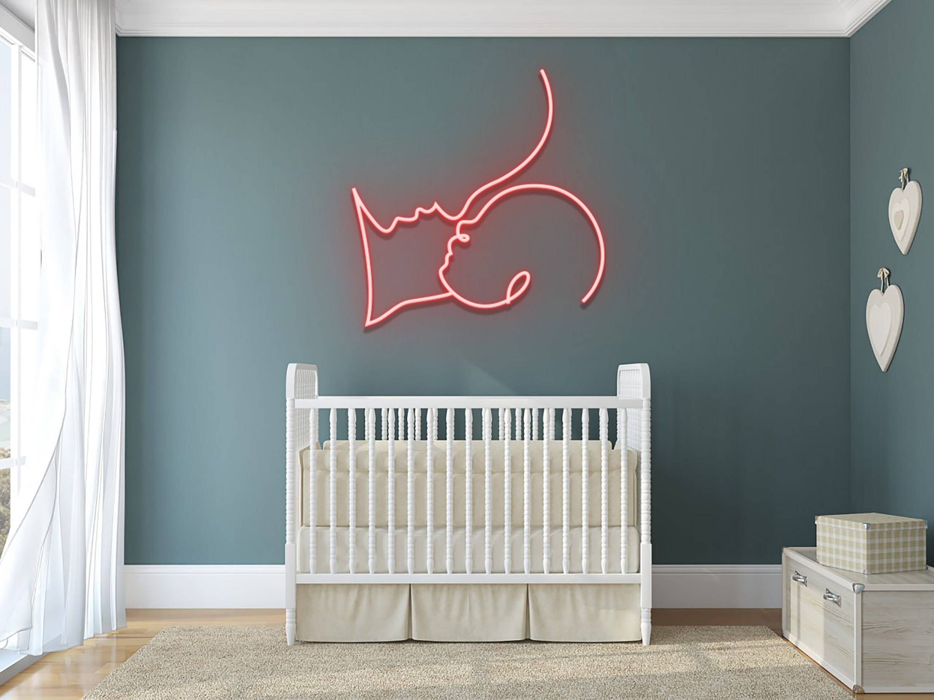 Glowneon Mom And Baby Neon Sign, Mother's Day Led Light Gifts