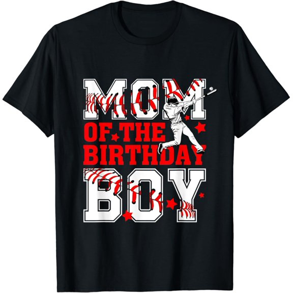 Mom And Dad Birthday Son Baseball Lovers Family T-Shirt