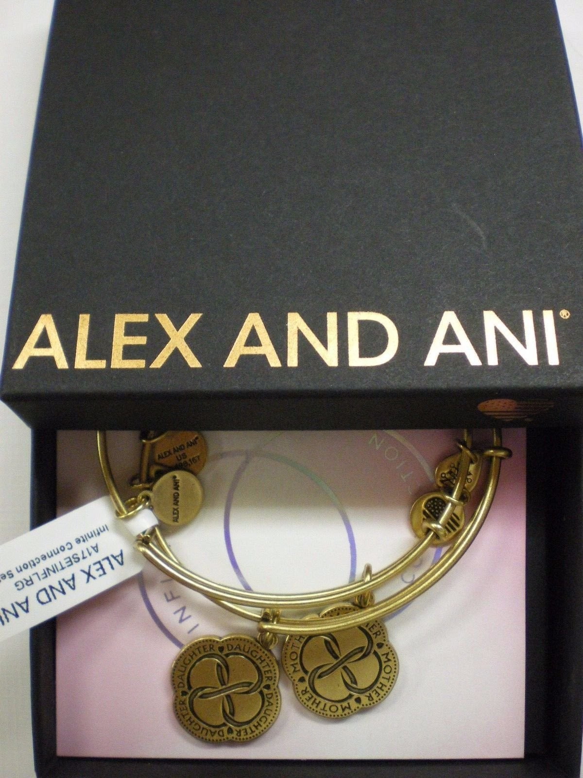 Mom And Daughter Infinite Connection Set of Two Rafaelian Gold