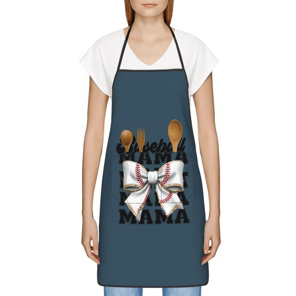 Mom Apron, Best Mom Ever Gifts, Thoughtful Mothers Day Gifts for New Mom, Grandma, Wife, Birthday, Kitchen Apron with Pockets - Waterproof Cooking Bib for BBQ Baking Gardening Cafe, Baker Gift ideas