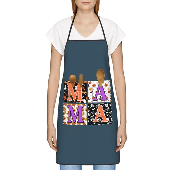 Mom Apron, Best Mom Ever Gifts, Thoughtful Mothers Day Gifts for New Mom, Grandma, Wife, Birthday, Kitchen Apron with Pockets - Waterproof Cooking Bib for BBQ Baking Gardening Cafe, Baker Gift ideas