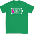 thumbnail image 1 of Mom Battery Low T-Shirt Funny Mothers Day Little Kids Energy Graphic Tee - Green, XL, 1 of 1